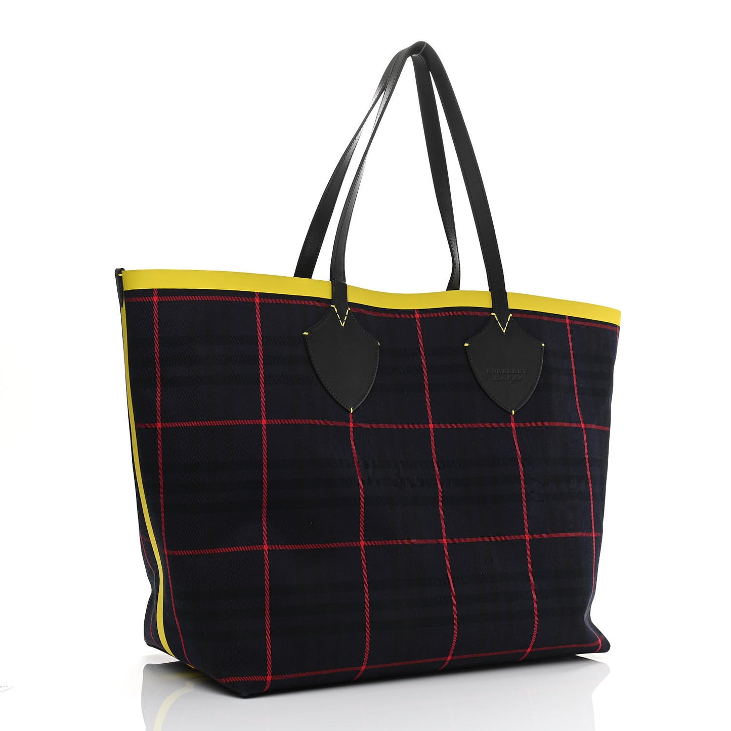 Vintage Check Medium The Giant Reversible Tote Blue