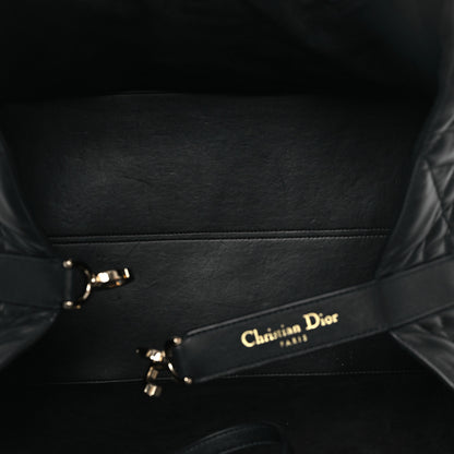 Christian Dior Calfskin Macrocannage Large Toujours Black 6 of 12