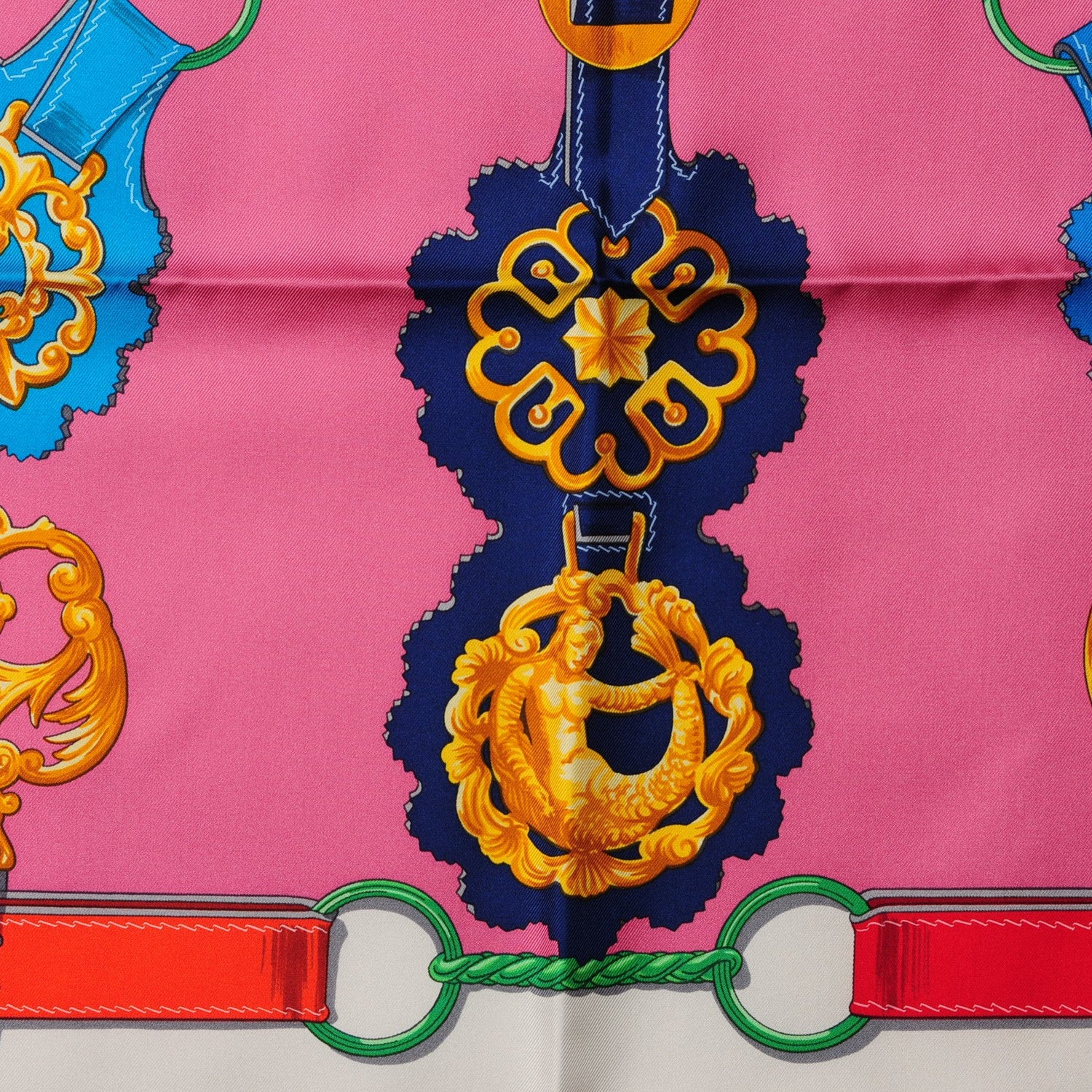Hermes Silk Cuivreries Scarf 90 6 of 7
