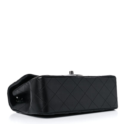 Chanel Lambskin Quilted Mini Rectangular Flap So Black 4 of 12