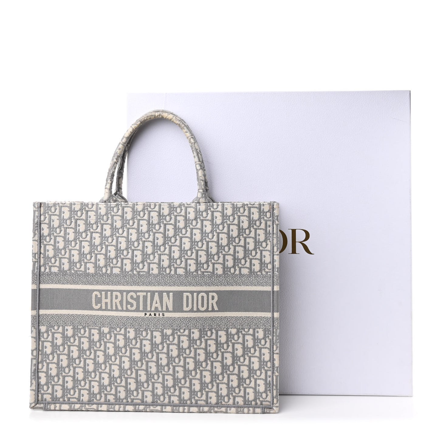 Oblique Large Book Tote Grey
