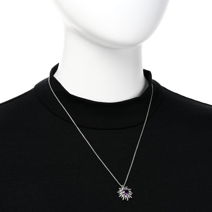David Yurman Sterling Silver Amethyst Starburst Pendant Necklace 2 of 4