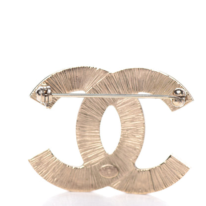 Chanel Iridescent CC Brooch Gold Pink 3 of 4