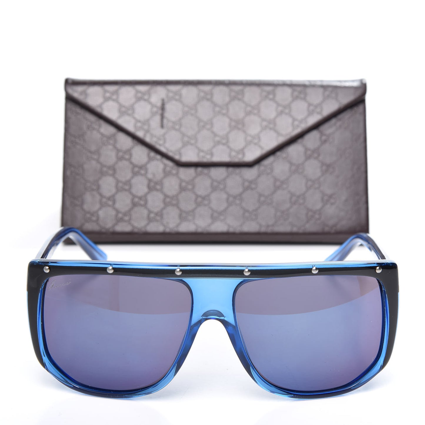 Studded Shield Sunglasses GG 3705/S Blue