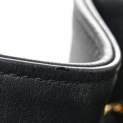 Chanel Calfskin Quilted Large Daily Shopping Bag Black 12 of 13