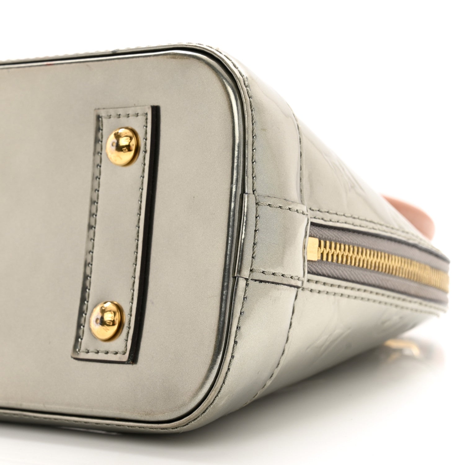 Louis Vuitton LOUIS VUITTON Vernis Alma BB Gris Metal 9 of 9