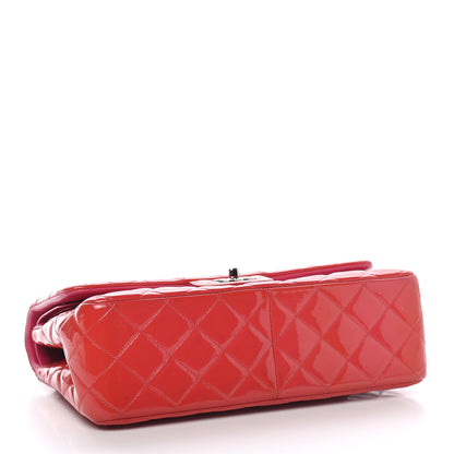 Chanel Patent Quilted Jumbo Double Flap Pink 4 of 10