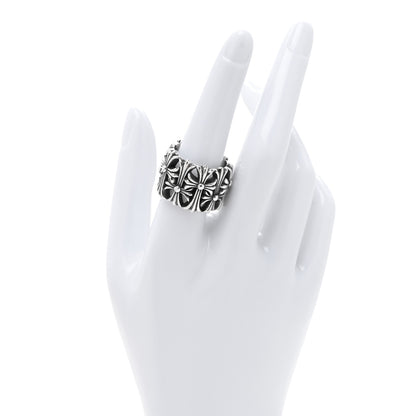 Chrome Hearts Sterling Silver Cemetery Cross Ring 57 8 2 of 4