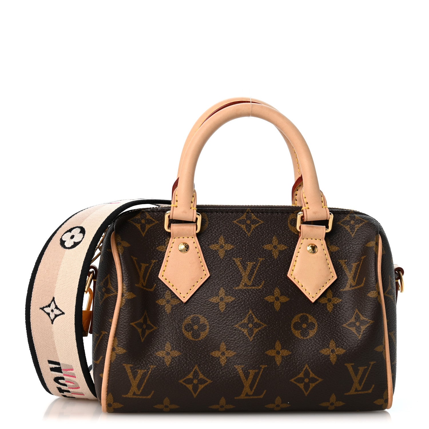 Louis Vuitton Monogram Speedy Bandouliere 20 Black 1 of 10