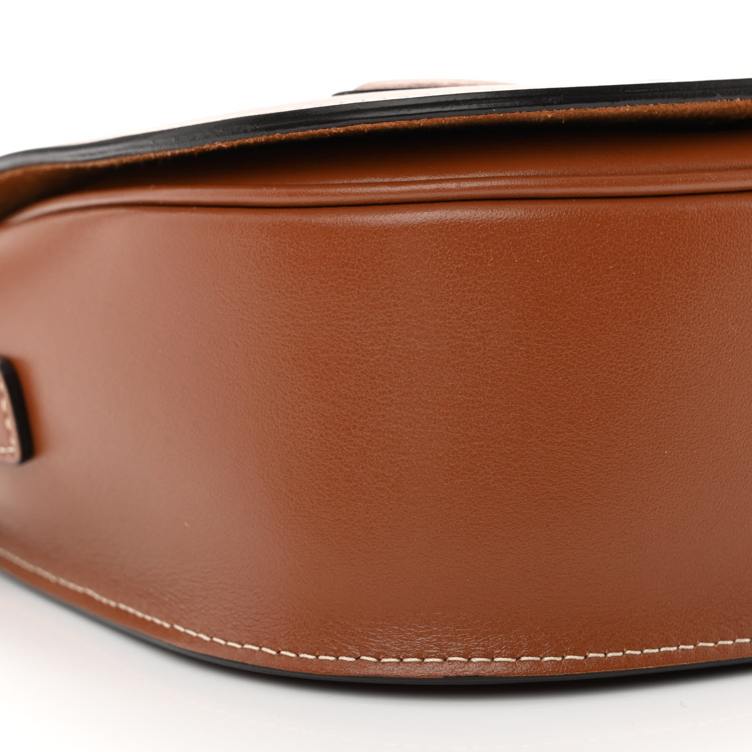 Celine Smooth Calfskin Cuir Triomphe Folco Crossbody Bag Tan 10 of 13