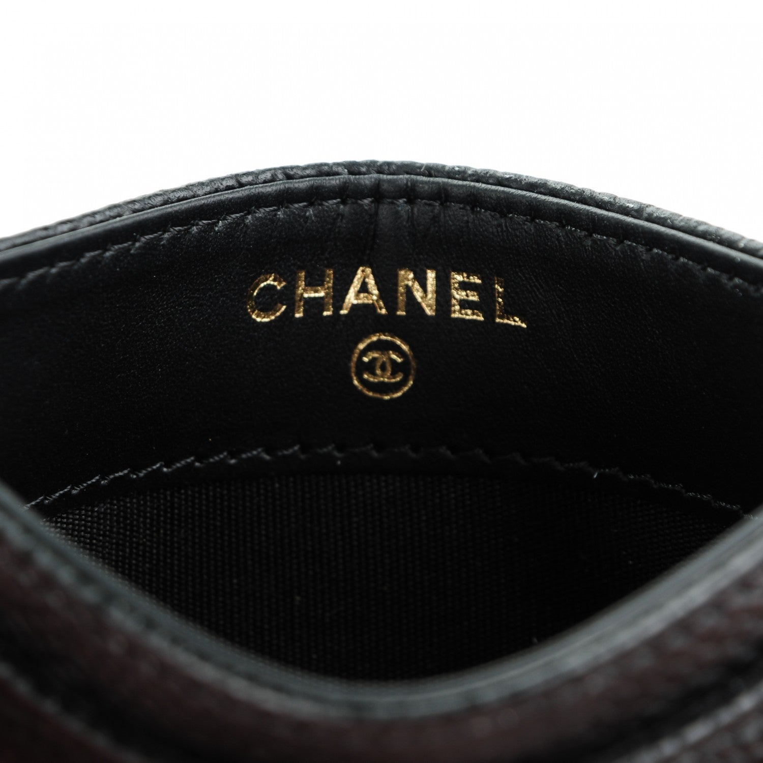 Chanel Caviar Timeless CC Card Holder Black 6 of 8
