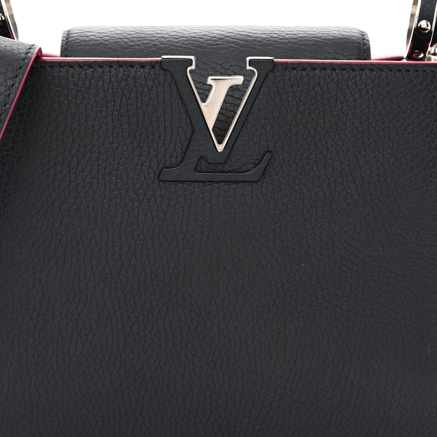 Louis Vuitton Taurillon Capucines BB Cobalt Fuchsia 7 of 11