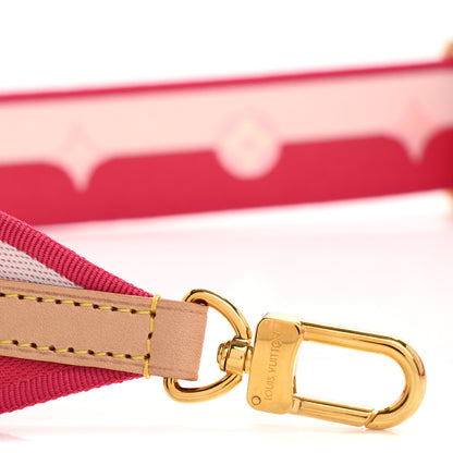 Louis Vuitton Jacquard Neverfull BB Shoulder Strap Pink Peony 6 of 10