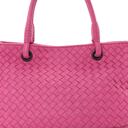 Bottega Veneta Nappa Intrecciato Small Tote Pink 8 of 13