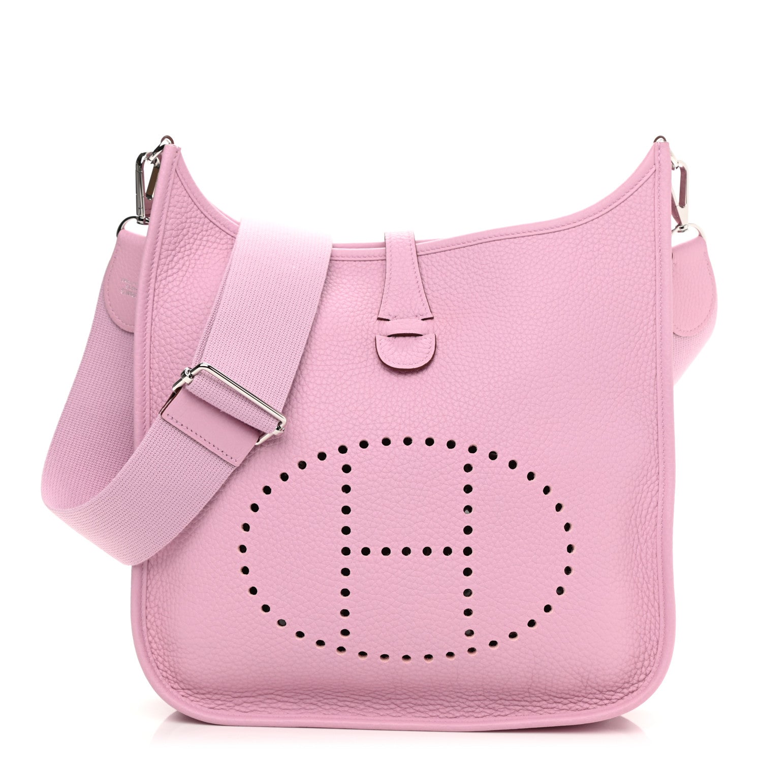Hermes Taurillon Clemence Evelyne III PM Mauve Sylvestre 1 of 10