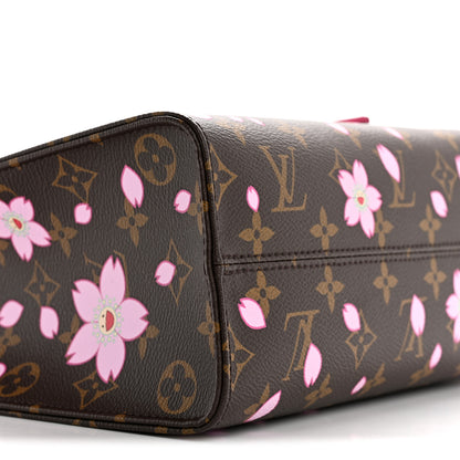 Louis Vuitton LV X TM Monogram Cherry Blossom Onthego PM Sakura Brown 8 of 11