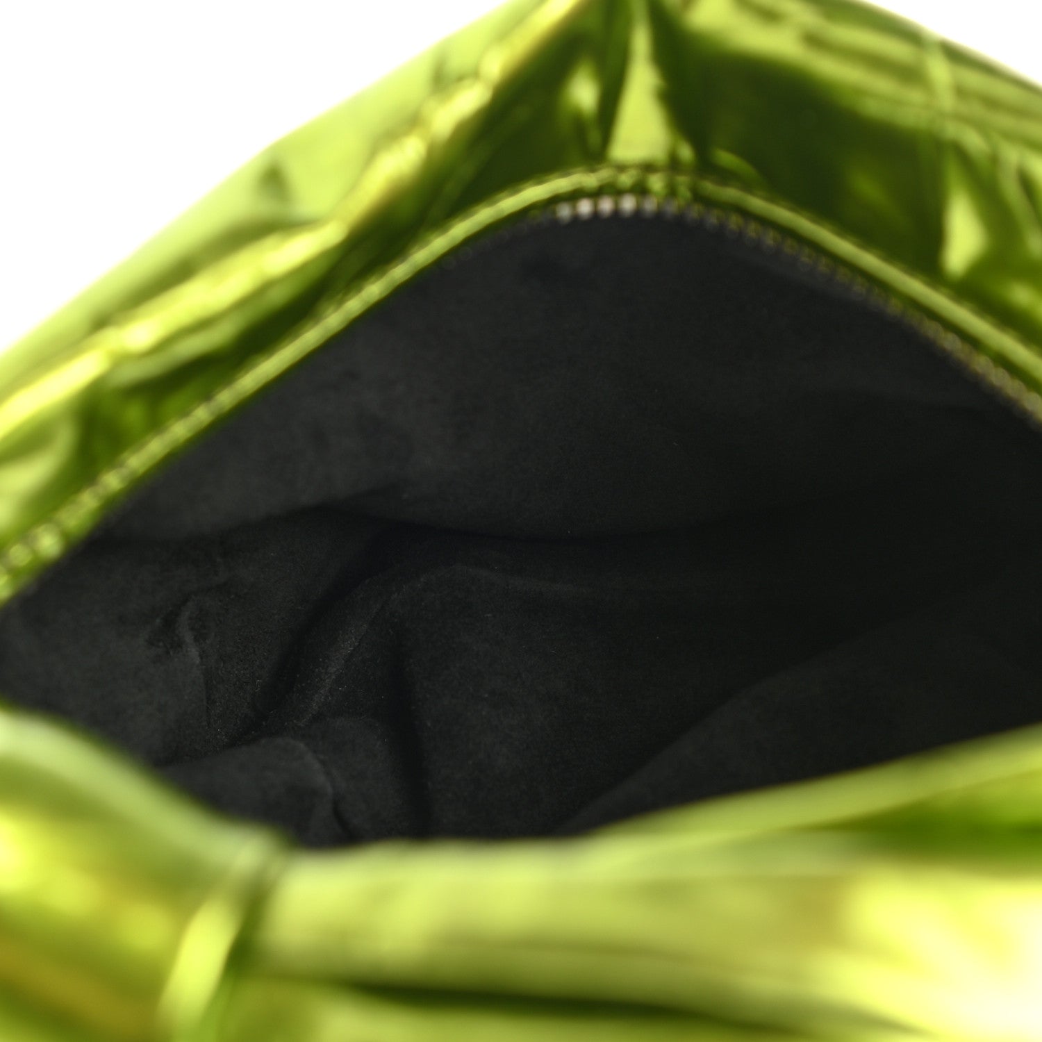 Bottega Veneta Metallic Crushed Calfskin Mini Jodie Chlorophyll 6 of 10