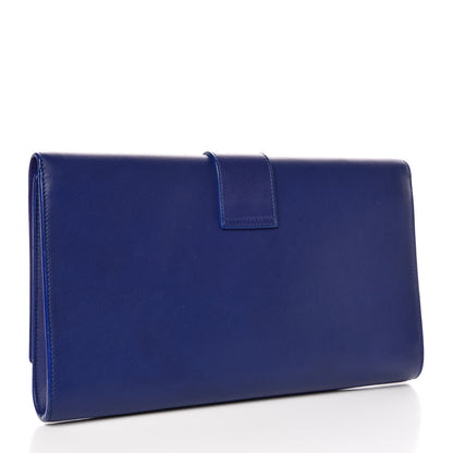 Saint Laurent Calfskin Classic Y Ligne Clutch Royal Blue 3 of 8