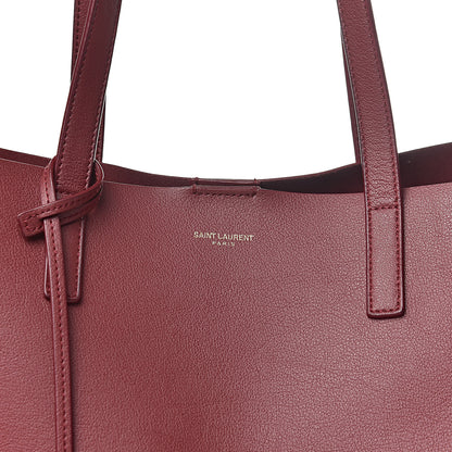 Saint Laurent Calfskin Large Shopping Tote Deep Carmin 11 of 11
