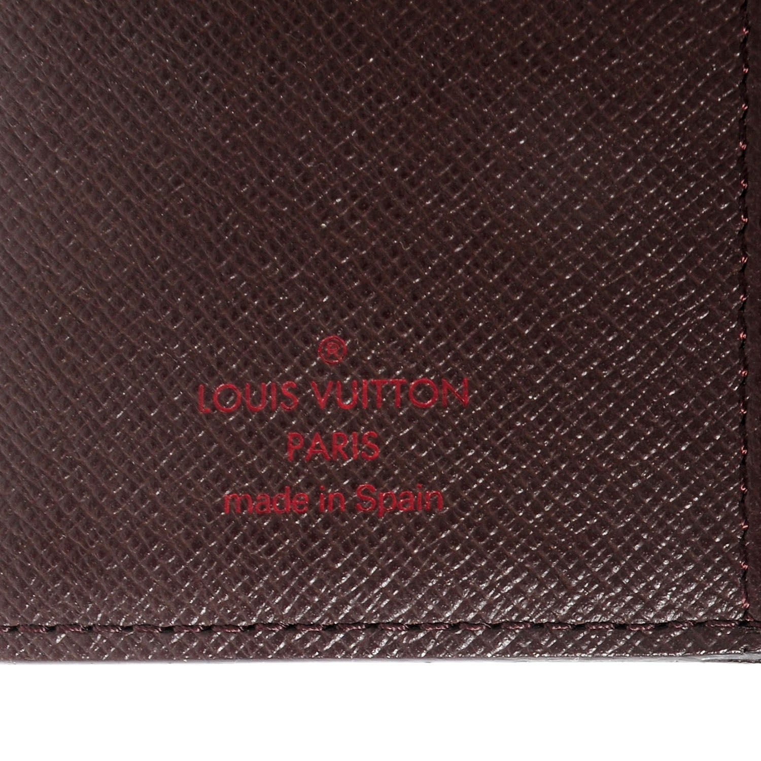 Louis Vuitton Damier Ebene Small Ring Agenda 7 of 8