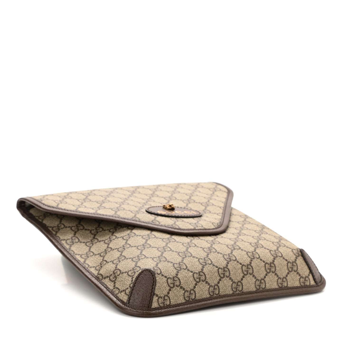 GG Supreme Monogram Web Medium Neo Vintage Flap Messenger Bag Beige New Acero