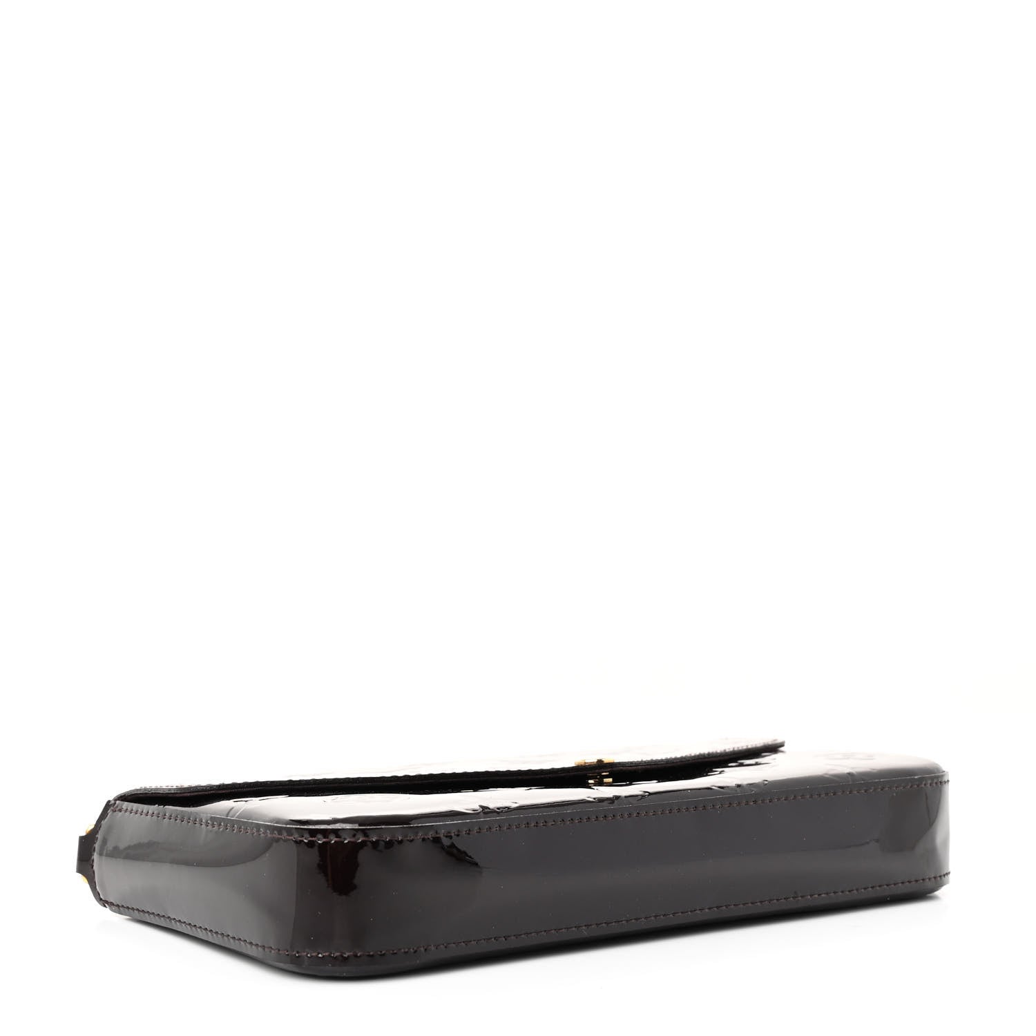 Louis Vuitton Vernis Pochette Felicie Chain Wallet Amarante 4 of 10