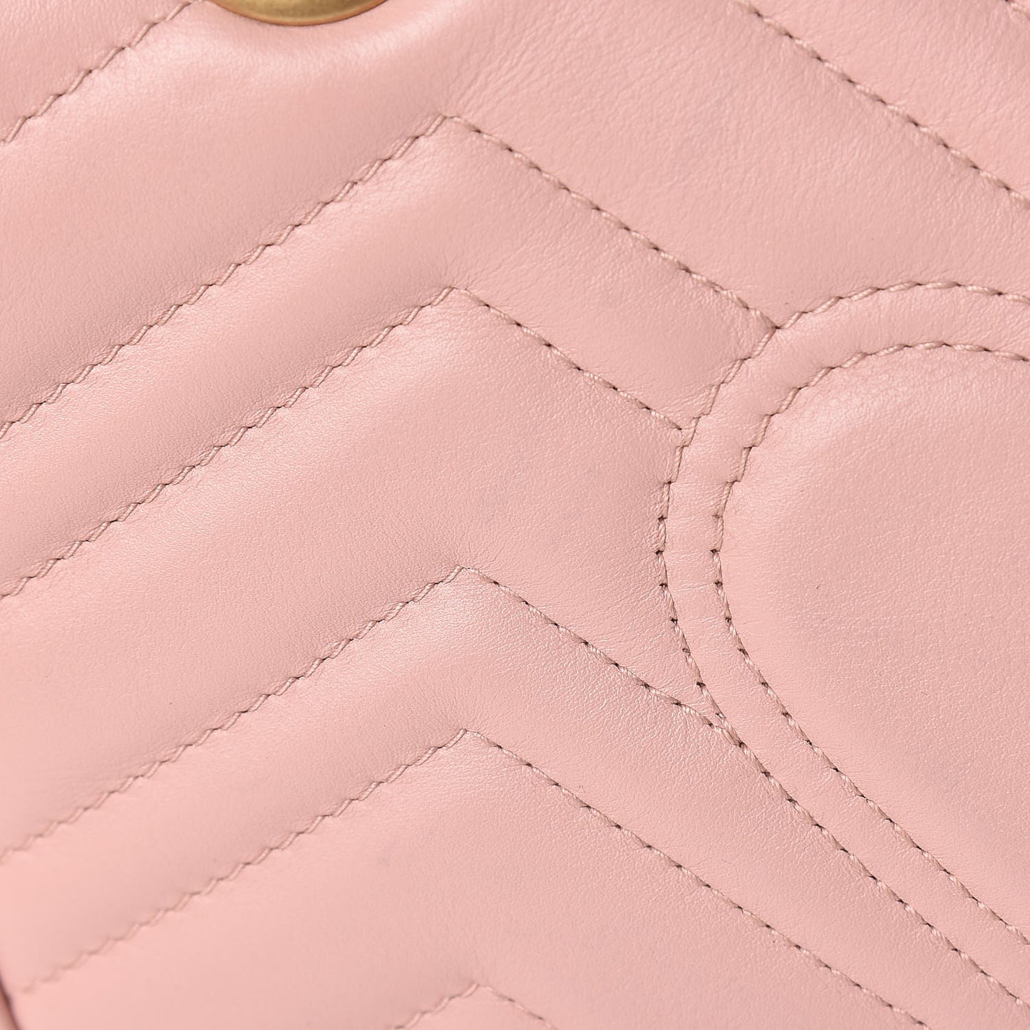 Calfskin Matelasse Mini GG Marmont Shoulder Bag Perfect Pink