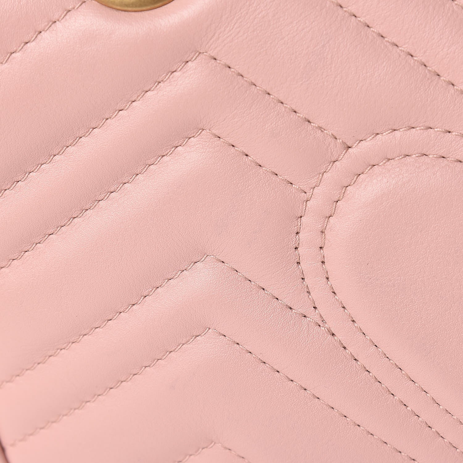 Gucci Calfskin Matelasse Mini GG Marmont Shoulder Bag Perfect Pink 12 of 12