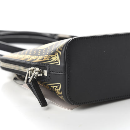 Gucci X SEGA Calfskin GUCCY Stars Mini Dome Shoulder Bag Black Gold 6 of 10