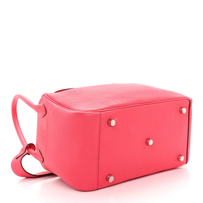 Hermes Taurillon Clemence Lindy 26 Rose Extreme 4 of 10