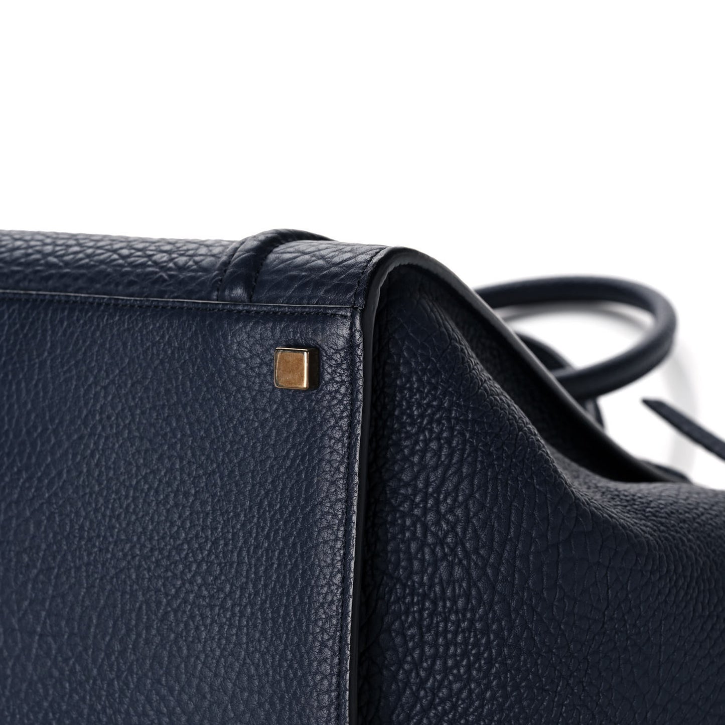 Bullhide Calfskin Medium Phantom Luggage Navy Blue