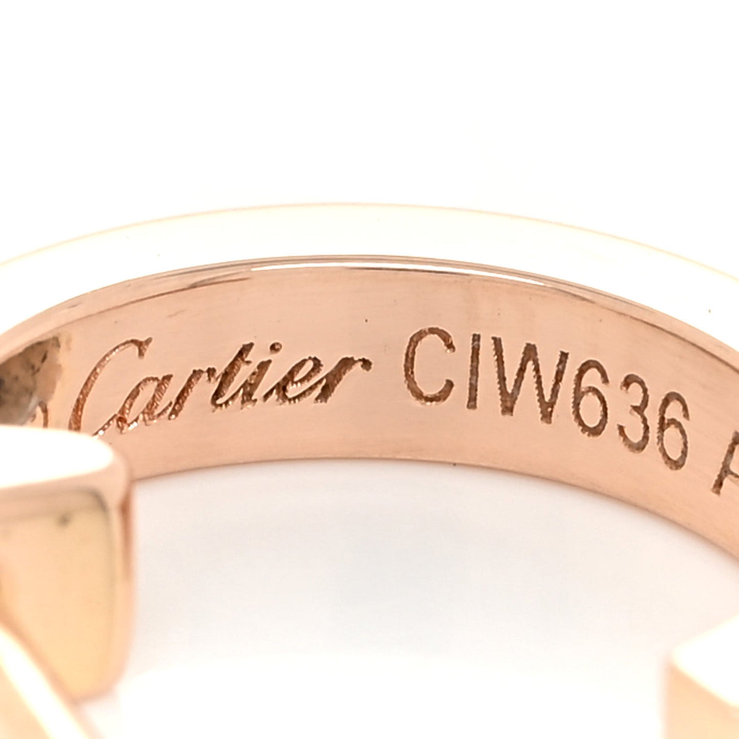 18K Pink Gold Small LOVE Hoop Earrings