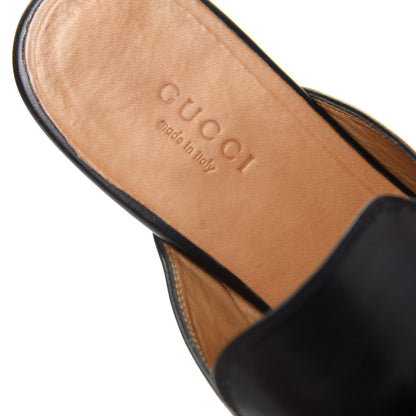 Gucci Calfskin Womens Princetown Slippers 37 Black 8 of 11