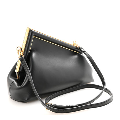 Fendi Shiny Nappa Small Fendi First Black 3 of 9