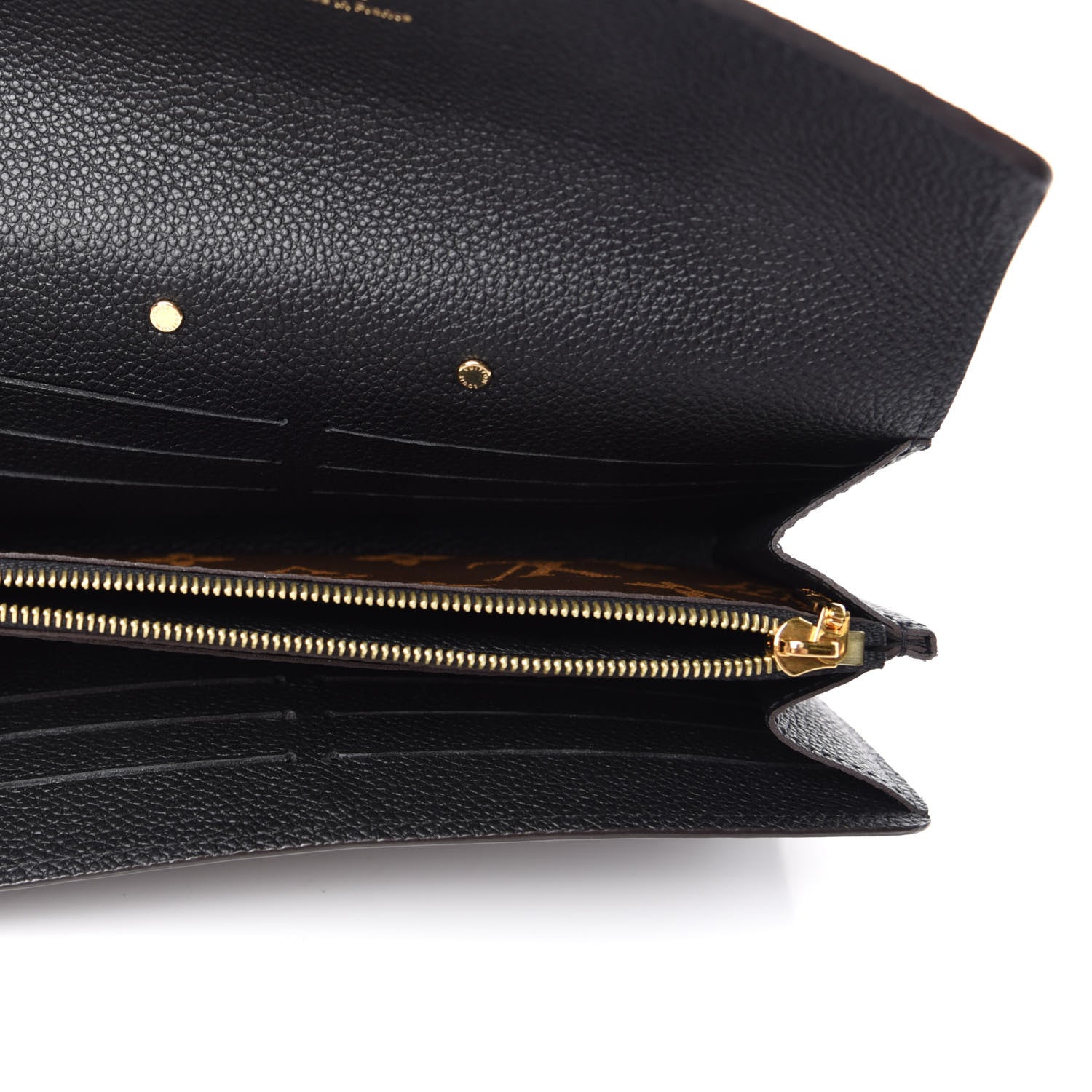 Louis Vuitton Monogram Pallas Wallet Black 5 of 6