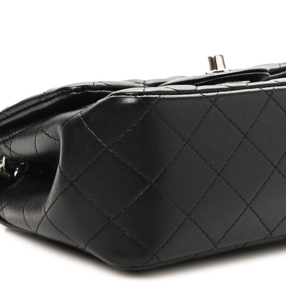 Chanel Lambskin Quilted Mini Square Flap Black 9 of 10