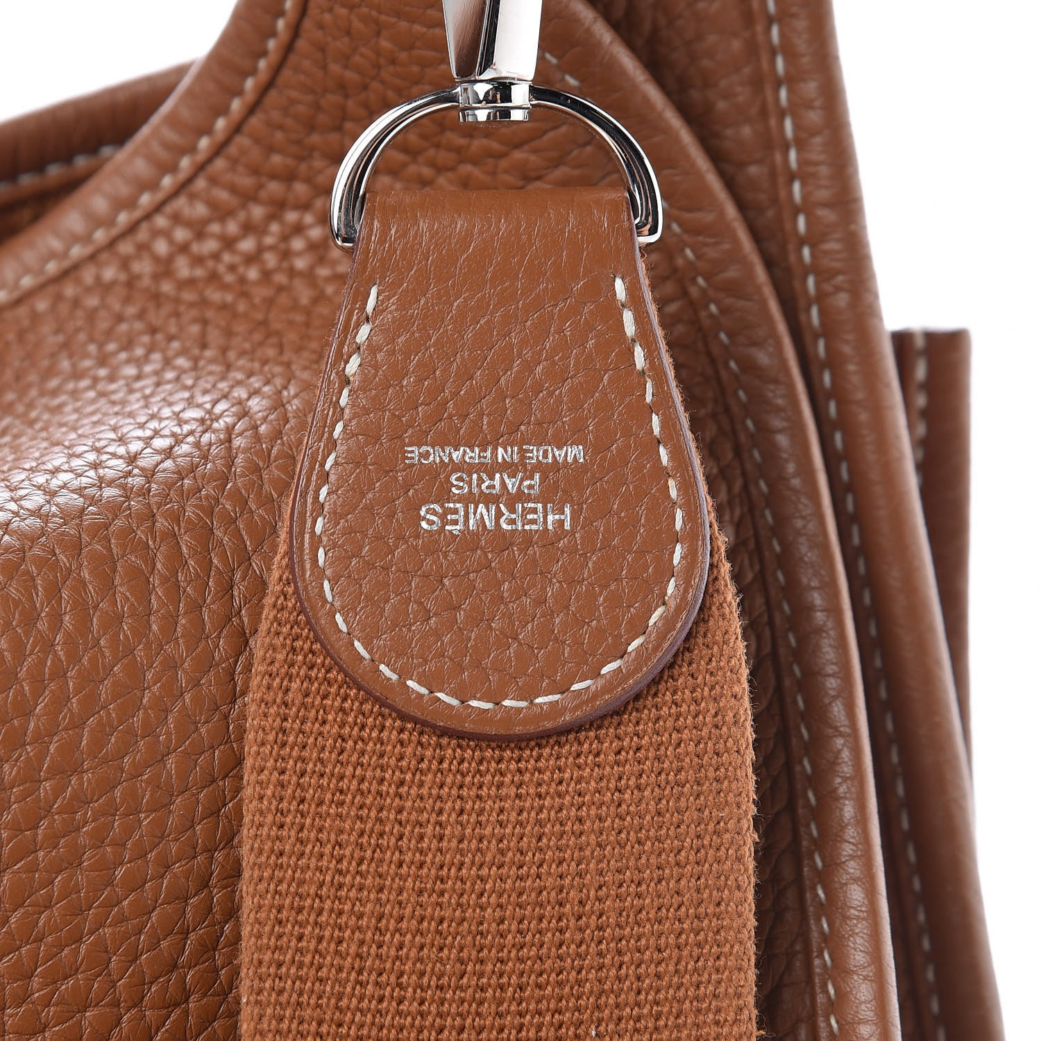 Hermes Taurillon Clemence Evelyne III PM Gold 8 of 11