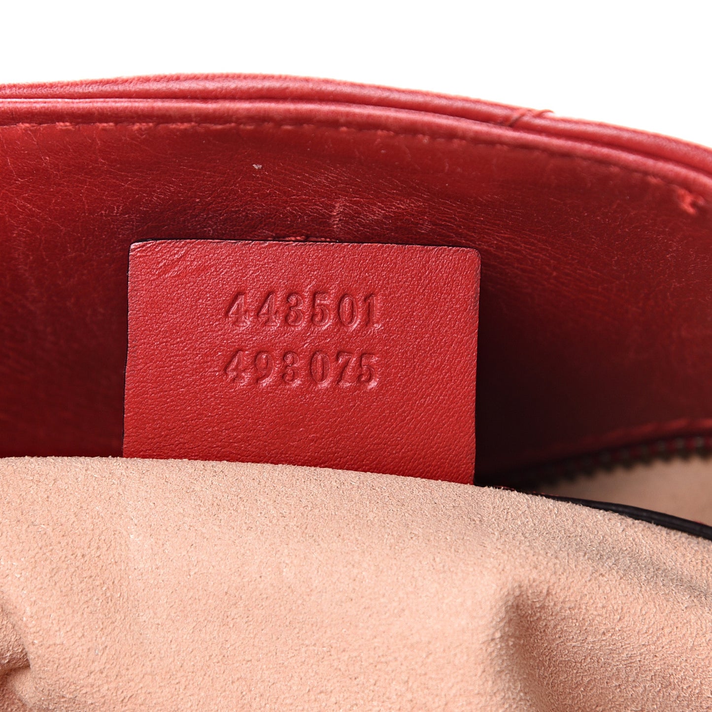 Calfskin Matelasse Medium GG Marmont Open Top Shoulder Bag Hibiscus Red