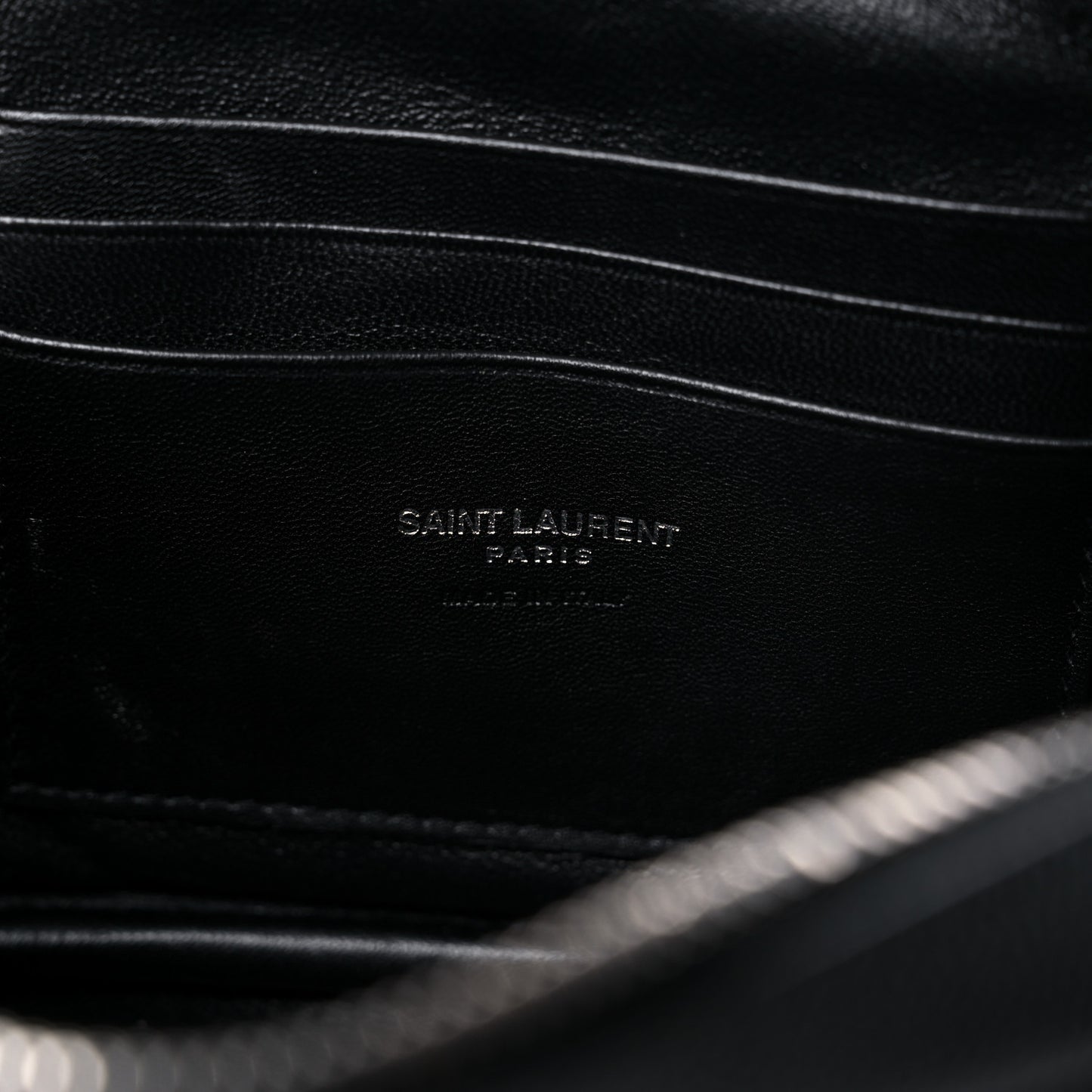 Grain De Poudre Matelasse Monogram Mini Lou Camera Bag Black