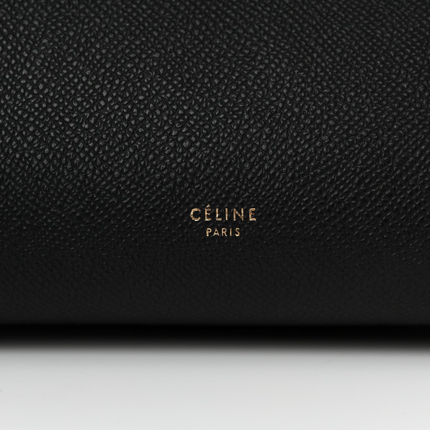 Grained Calfskin Mini Belt Bag Black