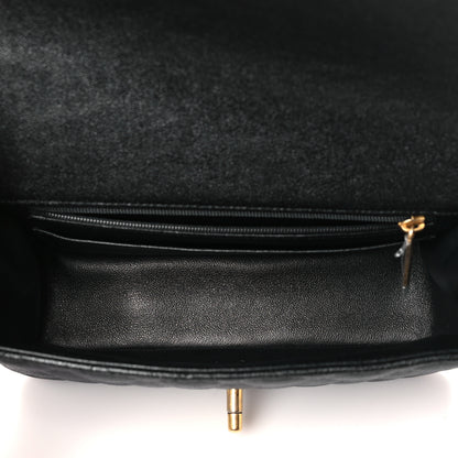 Chanel Caviar Quilted Mini Top Handle Rectangular Flap Black 5 of 10