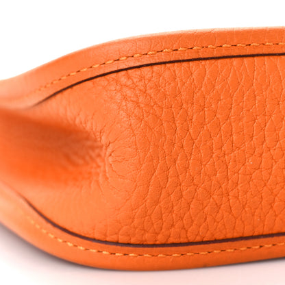 Hermes Taurillon Clemence Evelyne TPM Orange 7 of 9