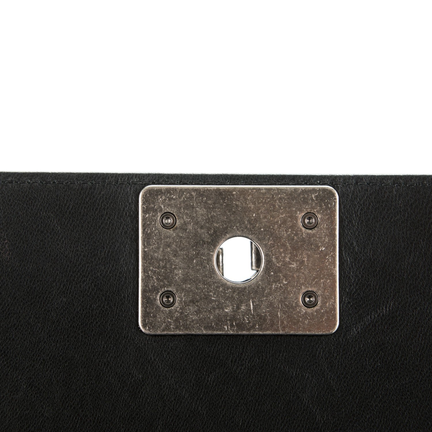 Chanel Lambskin Quilted Medium Boy Flap Black 6 of 8