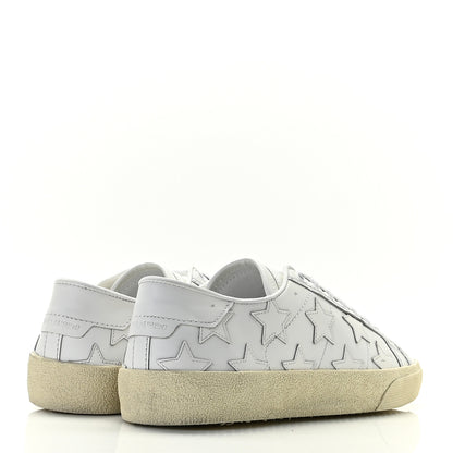 Saint Laurent Calfskin Star Court Sneakers 36.5 White 6 of 18