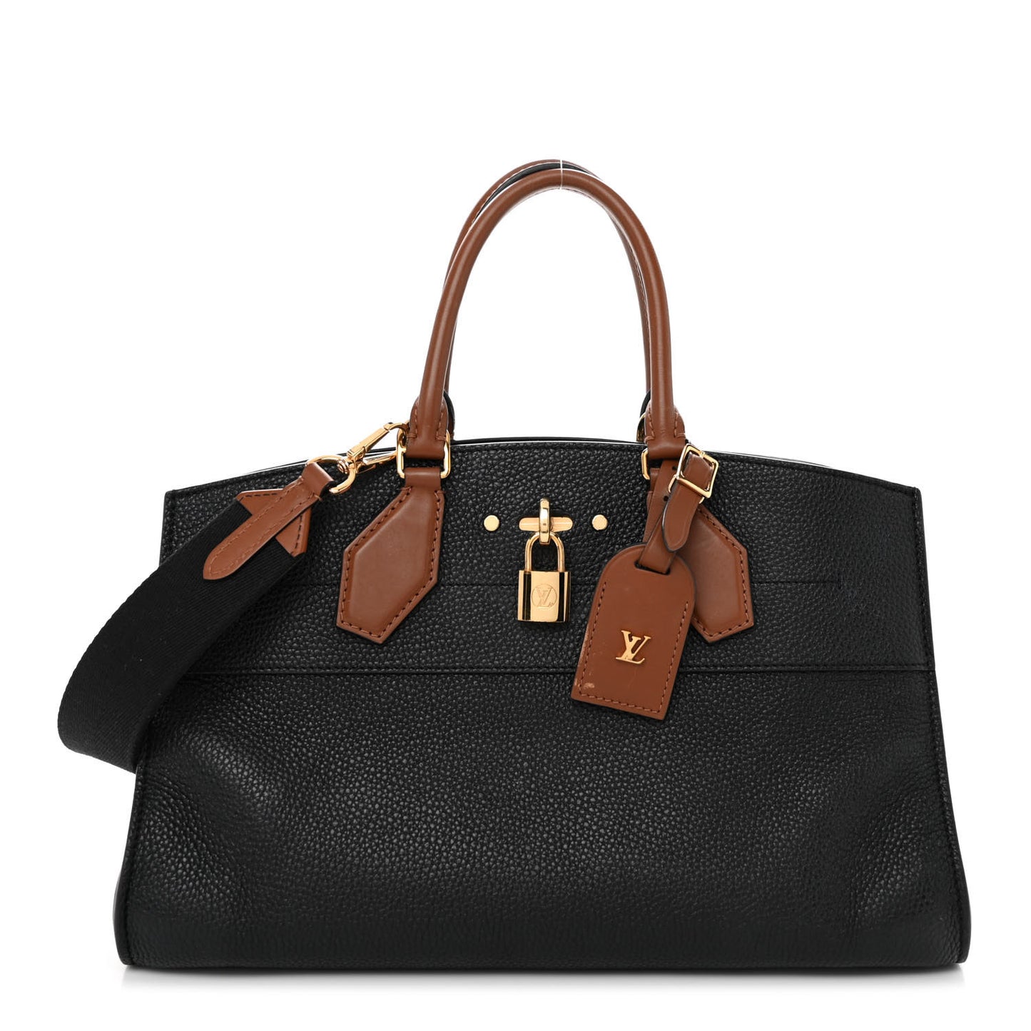 Calfskin City Steamer EW Black Gold