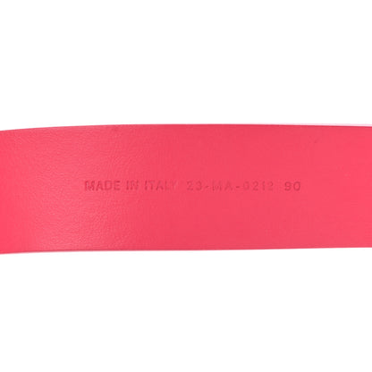 Christian Dior Calfskin 30 Montaigne 35mm Belt 90 Fuchsia 4 of 6