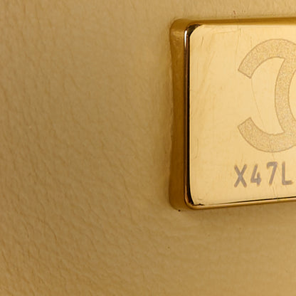 Chanel Lambskin Enamel Quilted Mini Pending CC Square Flap Yellow 8 of 14
