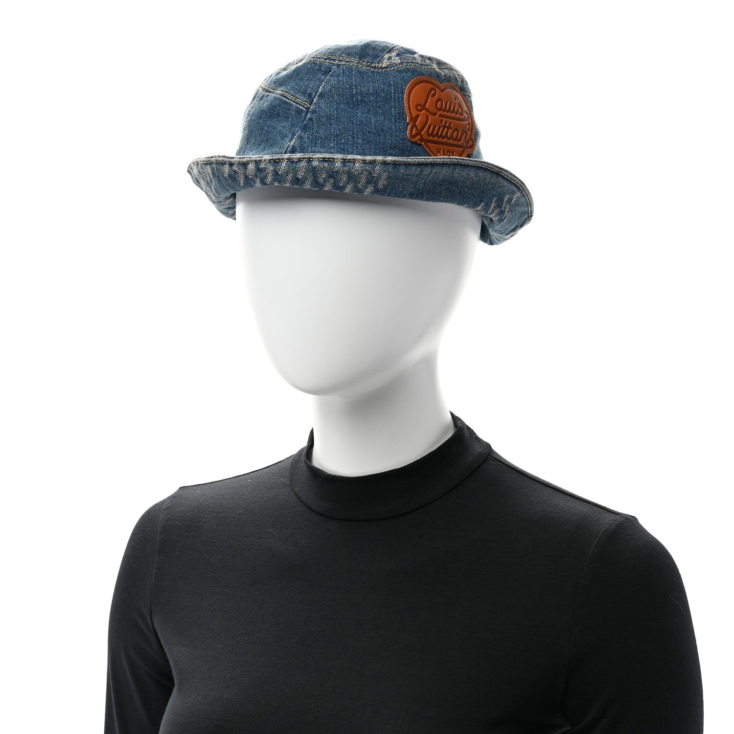 Louis Vuitton x NIGO Monogram Denim LV Made Bucket Hat M Blue 2 of 10