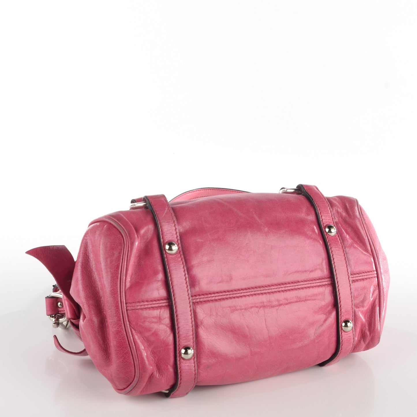 Vitello Lux Mini Bow Bag Pink