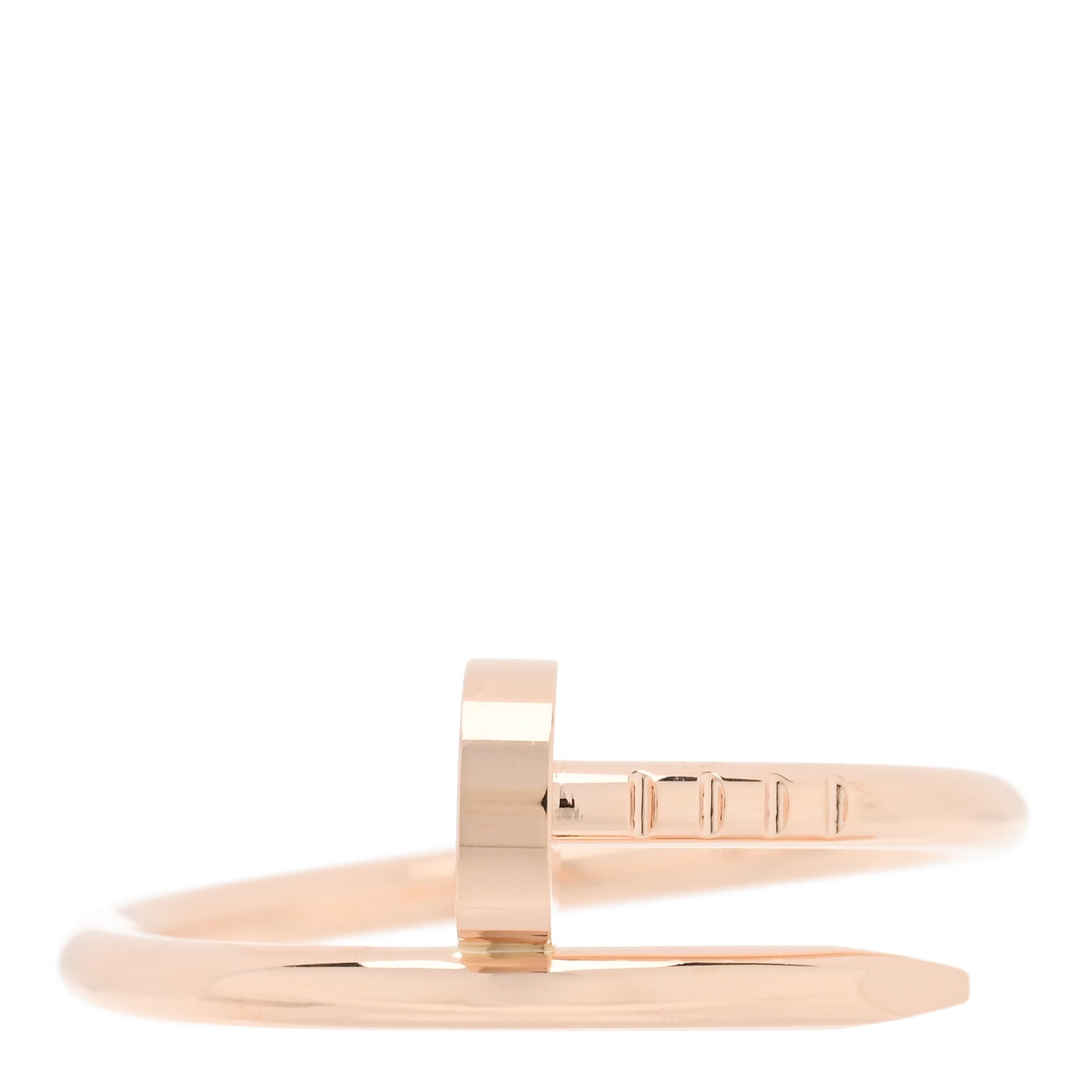 18K Pink Gold Small Juste Un Clou Ring 51 5.75